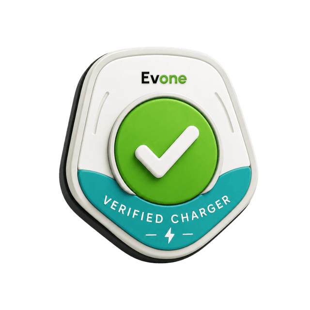 Verified charger badge illustration